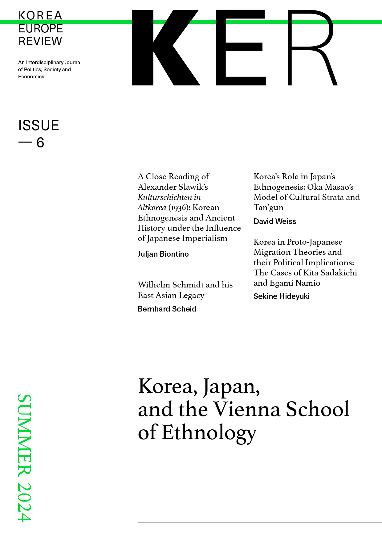 					View No. 6 (2024): Korea, Japan, and the Vienna School of Ethnology
				